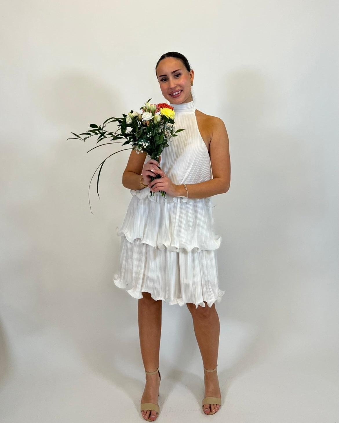 VIWANDA Short Dress - Snow White